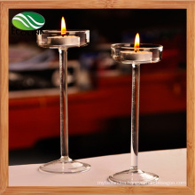 Promotional Handmade Crystal Glass Candle Stick for Table Decoration